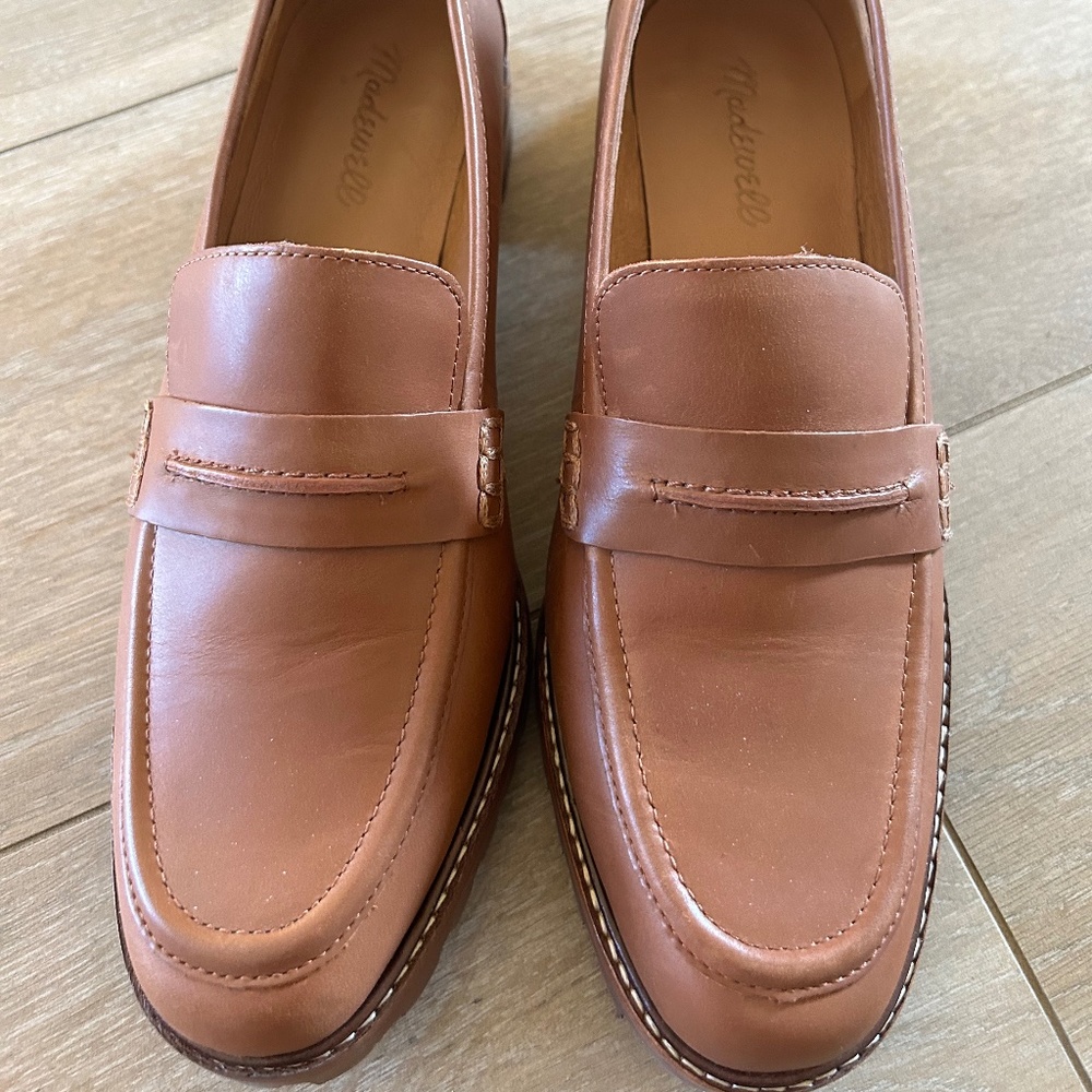 Madewell Brown Leather Loafers